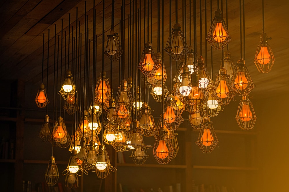 a collection of bulbs